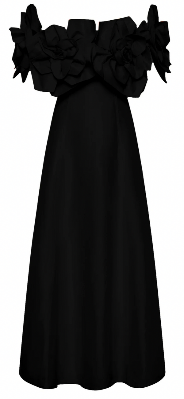 Aje etta midi dress black size 14