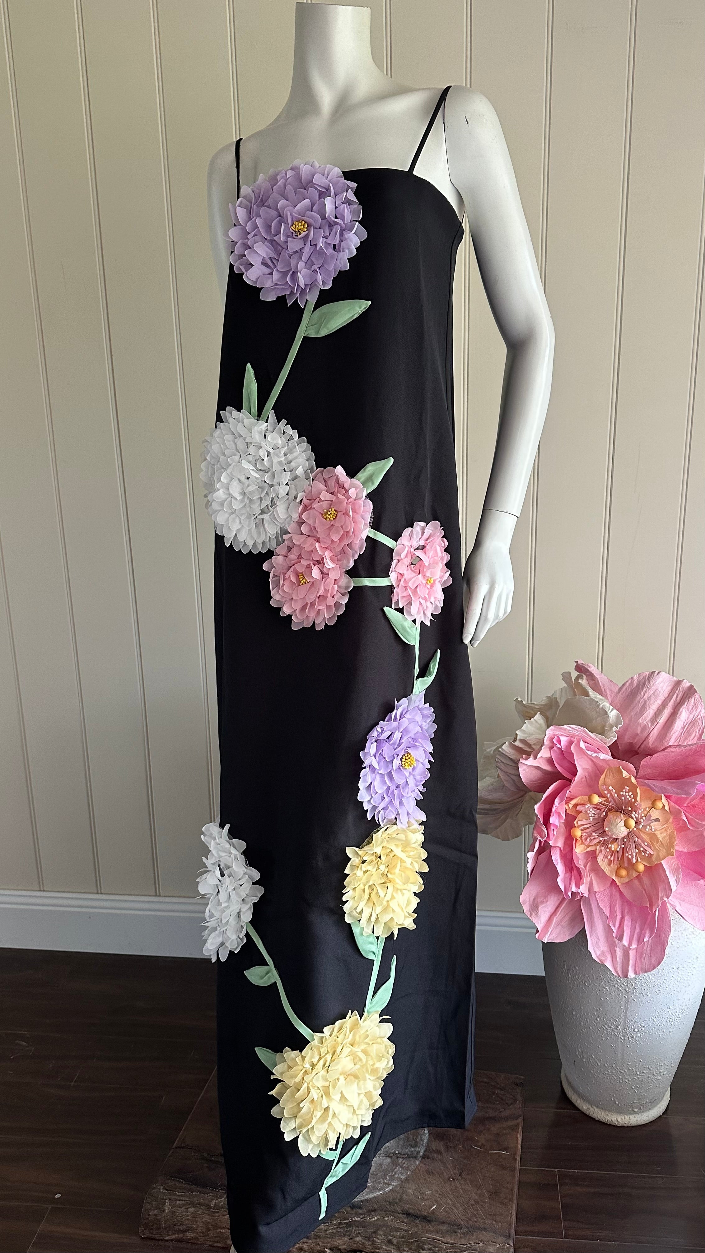 ELLIAT buttercup maxi dress black size m 12