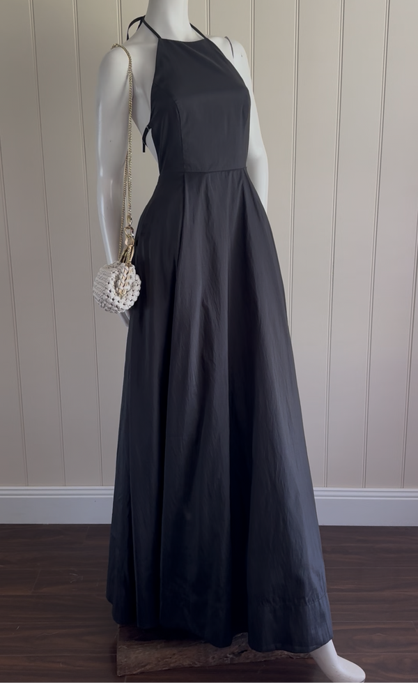 Hansen and Gretel Gilda Gown Dress Black Size XS 8